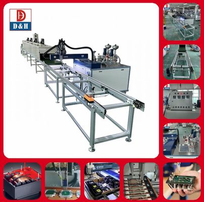 Mesin Potting Lem Berkinerja Tinggi AB Dengan Sistem Conveyor Dispenser Otomatis