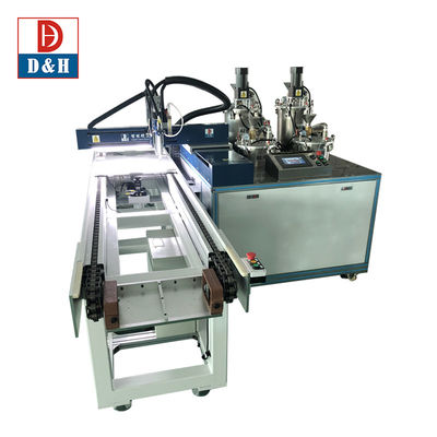 Mesin Dispensing Glue Potting Otomatis untuk Elektronik Igniter ISO Bersertifikat Dengan Coveyor Line